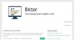 Desktop Screenshot of bictor.com