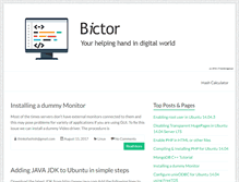 Tablet Screenshot of bictor.com